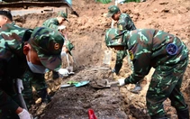 Hôm nay tìm thấy 28 bộ hài cốt liệt sĩ, nhiều nhất từ khi triển khai tìm kiếm ở công viên Lê Thị Riêng