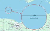 Google Maps đổi tên hồ Ontario thành 'hồ Mỹ'