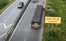 Xe bị sự cố phải dừng trên cao tốc không có làn khẩn cấp, tài xế bị phạt vì không đặt cảnh báo đúng quy định
