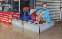 Nhiều nơi tại TP Cần Thơ, Vĩnh Long lại ngập do triều cường