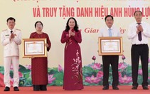 Truy tặng danh hiệu Anh hùng Lực lượng vũ trang nhân dân cho ông Lâm Kiên Trì và liệt sĩ Huỳnh Văn Thạnh