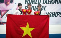 Châu Tuyết Vân cùng đồng đội bảo vệ thành công HCV taekwondo thế giới