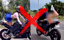 Lai lịch chiếc mô tô phân khối lớn nữ du khách Nga lái biểu diễn phản cảm