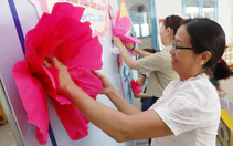 Trường học TP.HCM tất bật 'thay áo mới' trước ngày khai giảng