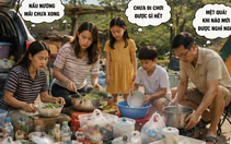 Kỳ nghỉ gia đình mang lỉnh kỉnh đồ nấu ăn như… dọn bếp đi theo!