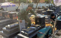 Gia Lai hoàn thành lấy mẫu gần 12.000 mộ liệt sĩ chưa biết tên