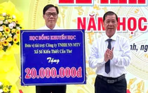 Hơn 137 triệu đồng cho học sinh nghèo dịp khai giảng ở Cần Thơ