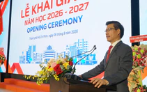 Hiệu trưởng nhắn nhủ sinh viên ngày khai trường: 'Năng lực tự học mới giúp chúng ta đi xa'