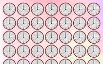 Thử tài tinh mắt: Đồng hồ nào chạy chậm?