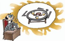 Đang xử ngoài "quán"