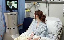 Robot làm việc tại bệnh viện London