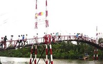 Đưa vào sử dụng cầu treo Láng Le - Bàu Cò