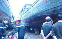 Cháy tàu đánh cá