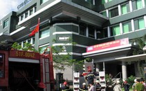 Diễn tập phòng cháy chữa cháy tại báo Tuổi Trẻ