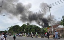 Đốt rác, cháy kho phế liệu