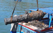 Phát hiện thêm khẩu thần công 600kg trên đầm Thị Nại