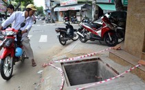 Thi công ẩu, gây tai nạn cho người đi đường
