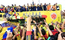 Tuyển Colombia được chào đón nồng nhiệt ở quê nhà