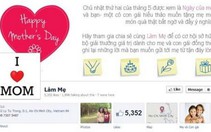 ​Cộng đồng mạng với hoạt động mừng Ngày của mẹ