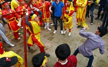 Cấm mang gậy cướp giỏ hoa tre tại lễ hội Gióng
