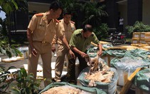 Bắt xe chở 10 tấn thịt heo thối, rỉ nước đi tiêu thụ