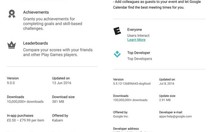 ​Google Play cho hiển thị kích thước thật của ứng dụng