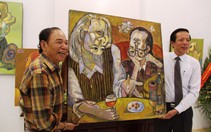 ​Họa sĩ Nguyễn Đại Giang tặng tranh cho tỉnh Thừa Thiên -  Huế