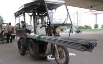 Hà Nội phạt hàng loạt xe ba gác, thô sơ quá khổ