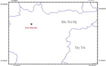 ​Động đất 2,4 độ richter ở Bắc Trà My