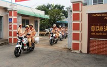 CSGT ra quân đảm bảo trật tự an toàn giao thông dịp tết