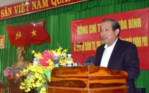 Phó Thủ tướng Trương Hòa Bình thăm đồn biên phòng IaRvê