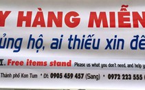 Quầy hàng miễn phí giúp người nghèo phố núi đón tết