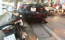 Ôtô va chạm xe máy rồi tông xe đạp điện
