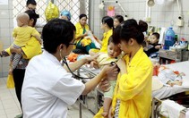 ​Thời tiết thay đổi, nhiều trẻ mắc các bệnh về hô hấp
