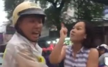 Chạy xe hơi sai làn, một phụ nữ thóa mạ, tấn công CSGT