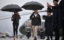 Ông Trump đã đến Texas để thị sát tình hình bão Harvey