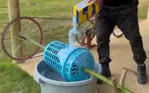 Chàng trai thiết kế 'máy giặt chạy bằng cơm' cực đỉnh