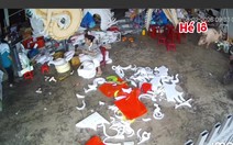 Cô gái chạy té khói khi thấy 'Trư Bát Giới' xổng chuồng