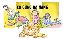 Ngày tết, nhớ thủ gừng trong bếp