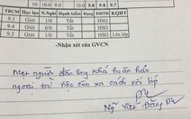 Phê sổ liên lạc 'vừa xinh đẹp vừa giỏi ngoan', thầy giáo bị dân mạng đánh giá thiếu chuẩn mực?