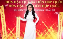 Như Quỳnh đua tài sắc ở Mrs United Nations tại Ấn Độ