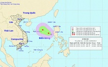 Lại xuất hiện áp thấp nhiệt đới trên Biển Đông