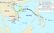 Bão số 13 suy yếu thành áp thấp nhiệt đới trên Biển Đông