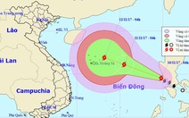 Bão số 13: có khả năng sẽ tan trên biển