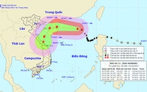 Bão số 11 sẽ đổi hướng đi từ vịnh Bắc bộ xuống miền Trung