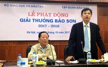 Thưởng 60.000 USD cho mỗi nghiên cứu khoa học xuất sắc