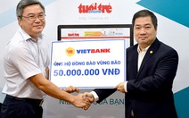 Ngân hàng VietBank ủng hộ đồng bào vùng lũ