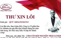 'CEO Cùi Bắp' của Địa ốc Alibaba xin lỗi sau vụ 'nhận tiền giữ chỗ'