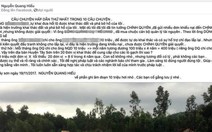 Tố cán bộ nhận tiền 'chung chi' bằng facebook