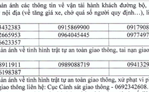 Công bố 12 số điện thoại đường dây nóng giao thông dịp tết Dương lịch